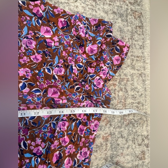 J.Crew Flutter-sleeve tiered midi dress size 8 #BY302 Cottagecore NWT - Picture 11 of 12